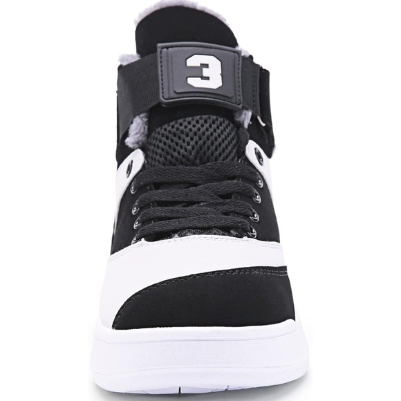 Men's High Top Fashion Sneakers Outdoor Casual Sport Training Leather Shoes-8 - Picture 2 of 8